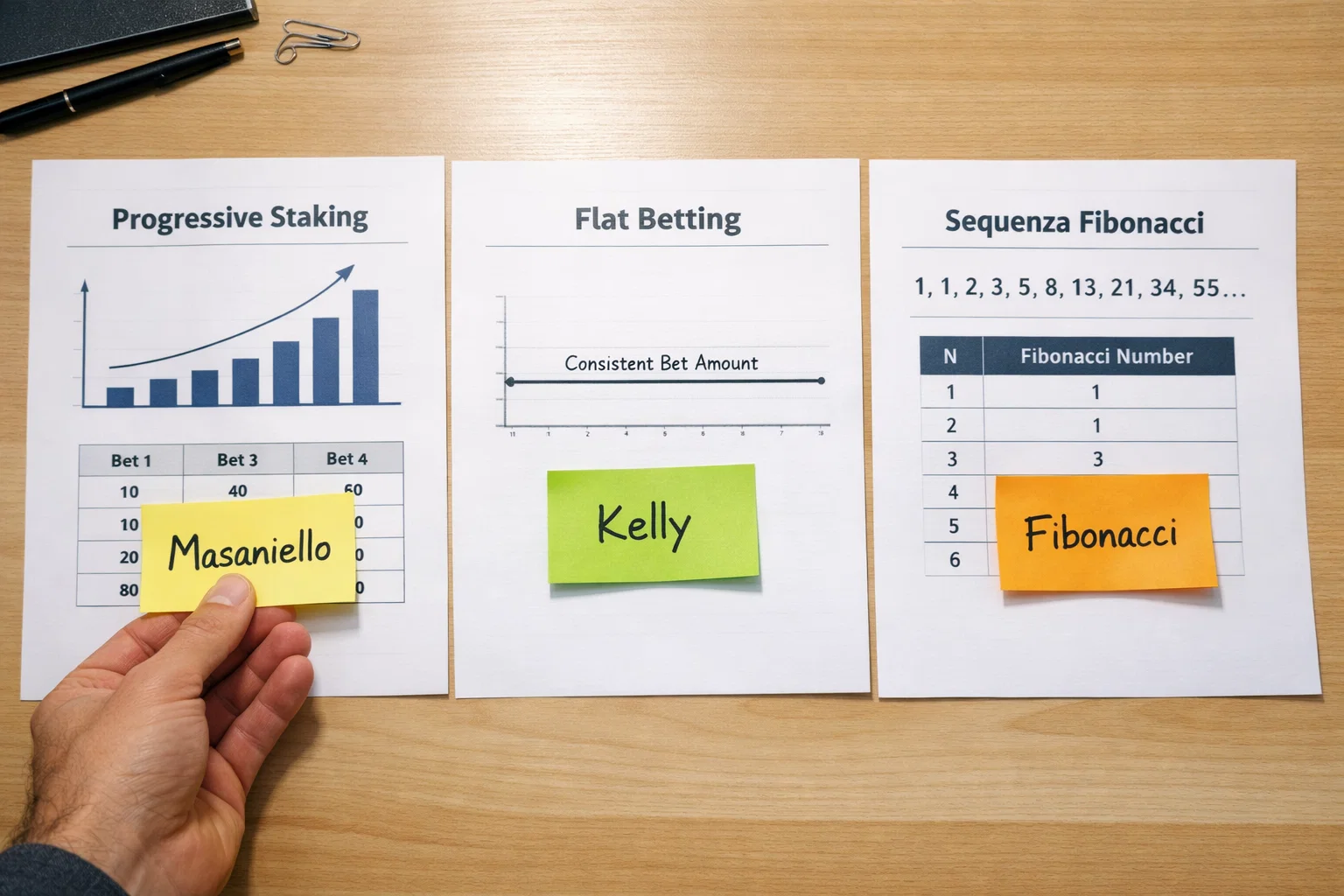 Documenti con diversi schemi e metodi di gestione delle puntate